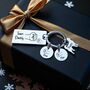 Personalised Engraved Team Family Keepsake Keyring, thumbnail 1 of 9