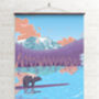 Joffre Lake Provincial Park Canada Travel Poster Print, thumbnail 2 of 6