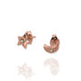 9ct Gold Moon And Star Earrings, thumbnail 4 of 8