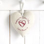 Personalised 40th Birthday Hanging Heart Gift For Her, thumbnail 5 of 12