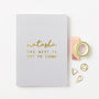 Personalised The Best Is To Come Foiled Notebook, thumbnail 2 of 9