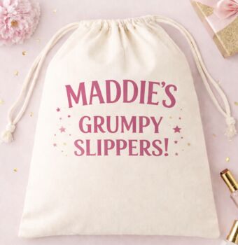 'F**K Off' Pink Fleece Slippers, 4 of 4