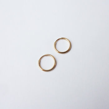Mini Hoops In Gold Fill, 2 of 4