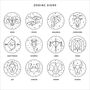 Zodiac Star Sign Tote Bag, thumbnail 6 of 7