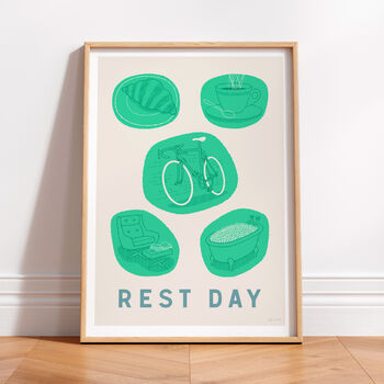 Illustrative Cycling Terms Poster, Gift For Bike Lover, 2 of 9