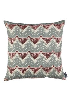 Snow Peaks Linen Cushion, 4 of 4