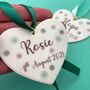 New Baby Gift Personalised Name And Date, thumbnail 4 of 5