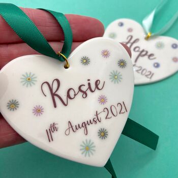 New Baby Gift Personalised Name And Date, 4 of 5