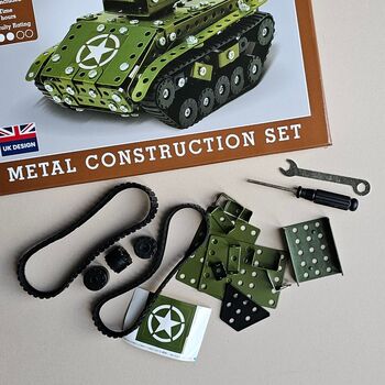 Sherman Tank Metal Construction Set, 2 of 4