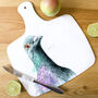 Inky Pigeon Chopping Board, thumbnail 3 of 4