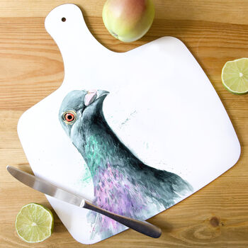 Inky Pigeon Chopping Board, 3 of 4