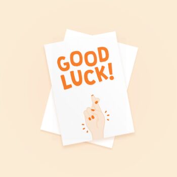 Good Luck Greetings Card, 2 of 4