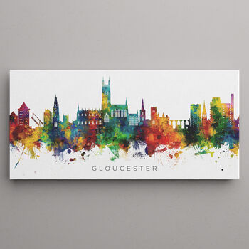 Gloucester Skyline Cityscape Art Print, 2 of 12