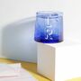 Personalised Bright Blue 100% Recycled Glass Tumbler, thumbnail 4 of 4