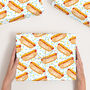 Personalised Hot Dog Wrapping Paper, thumbnail 1 of 3