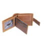 Personalised Men's Oiled Leather Wallet Rfid Cognac Brown, thumbnail 7 of 8