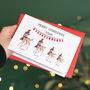 Personalised Woodland Animals Pack Of Christmas Cards, thumbnail 2 of 3