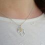 Citrine Drop Necklace, thumbnail 3 of 4