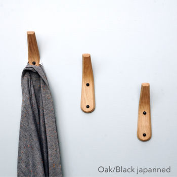 Curved Wooden Coat Hook By Layer Tree | notonthehighstreet.com