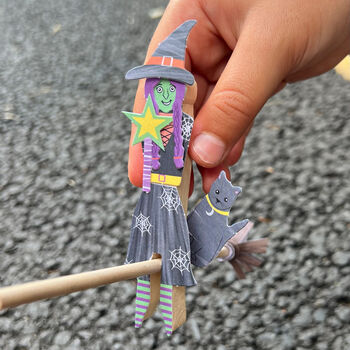 Make Your Own Witch Peg Doll, 9 of 9