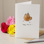 Personalised ‘Dancing Chicken’ Handmade Card, thumbnail 2 of 12