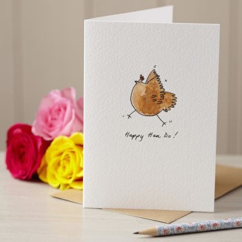 Personalised ‘Dancing Chicken’ Handmade Card, 2 of 12