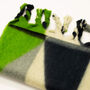 Personalised Colour Block Geometric Chunky Knit Scarf, thumbnail 7 of 12