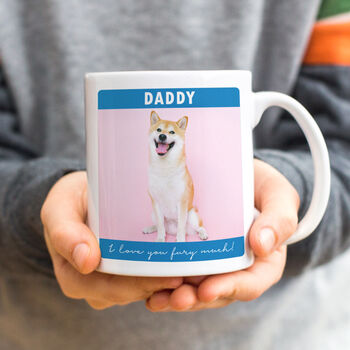Personalised Pet Dad Photo And Message Mug, 2 of 5