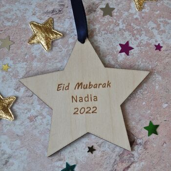 Personalised Eid Star Decoration, 3 of 3