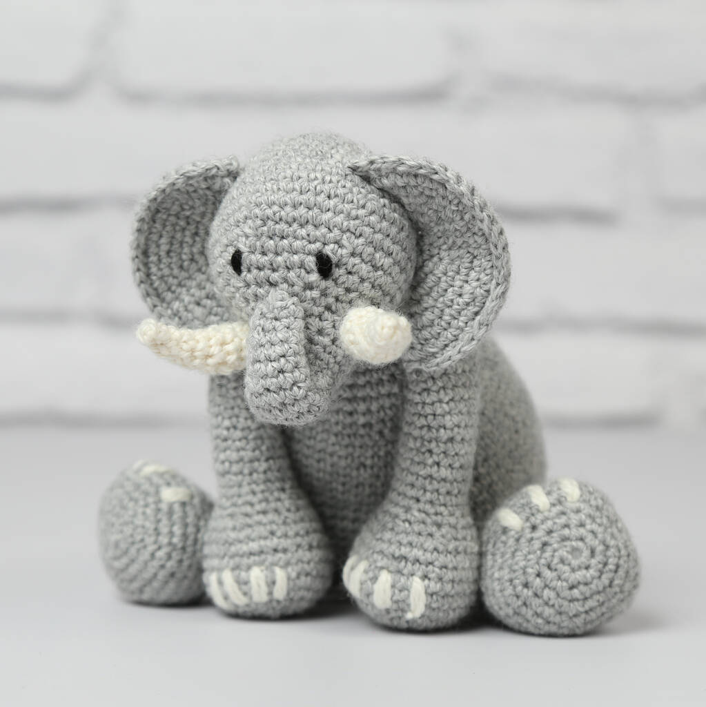 Roy Elephant Crochet Kit, 1 of 8