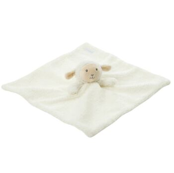 Embroidered White Baby Lamb Comforter, 4 of 6