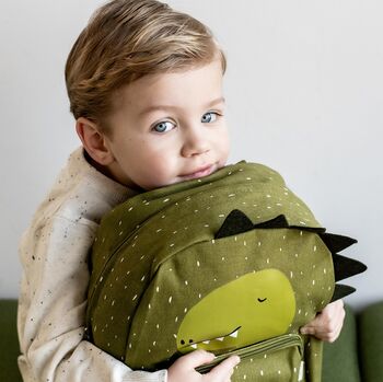 Personalised Trixie Dino Backpack For Nursery, School, Holiday, 2 of 12