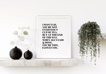 Nessa Gavin And Stacey Quote Print, 3 of 3