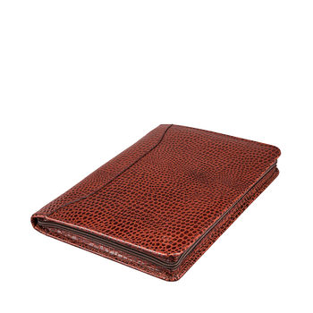 Luxury Leather A4 Conference Folder.'The Dimaro Croco', 6 of 9
