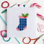 'Stocking' Mini Cross Stitch Kit, thumbnail 1 of 2