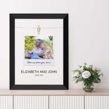 Personalised Romantic Couple's Photo Print, 5 of 7