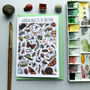 Garden Insects Of Britain Greeting Card, thumbnail 2 of 12