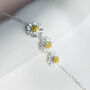 Sterling Silver Daisy Chain Bracelet, thumbnail 3 of 5