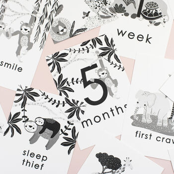 Mono Baby Milestone Memory Cards, 2 of 12