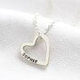 Personalised Sterling Silver Family Heart Necklace, thumbnail 7 of 11