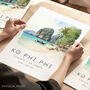 Thailand Phi Phi Island Travel Print, thumbnail 1 of 7