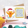 Personalised Gingerbread Man Christmas Scratch Card, thumbnail 1 of 10