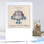 Personalised 16th Birthday Cake Card For Boy, thumbnail 1 of 8