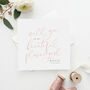 Will You Be My Flower Girl Personalised Card | Rose, thumbnail 1 of 4