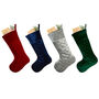 Personalised Velvet Christmas Stockings, thumbnail 2 of 8