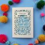Personalised 'First Christmas' Papercut Card, thumbnail 4 of 9