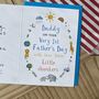 Personalised Very 1st Fathers Day Daddy Card, thumbnail 4 of 5