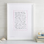 'Love, Love, Love… You' Hand Finished Art Print, thumbnail 1 of 2