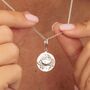 Cancer Zodiac Necklace, Sterling Silver Or Gold Plated, thumbnail 1 of 10