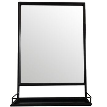 Mirror With Shelf Black Or Gold, 6 of 9